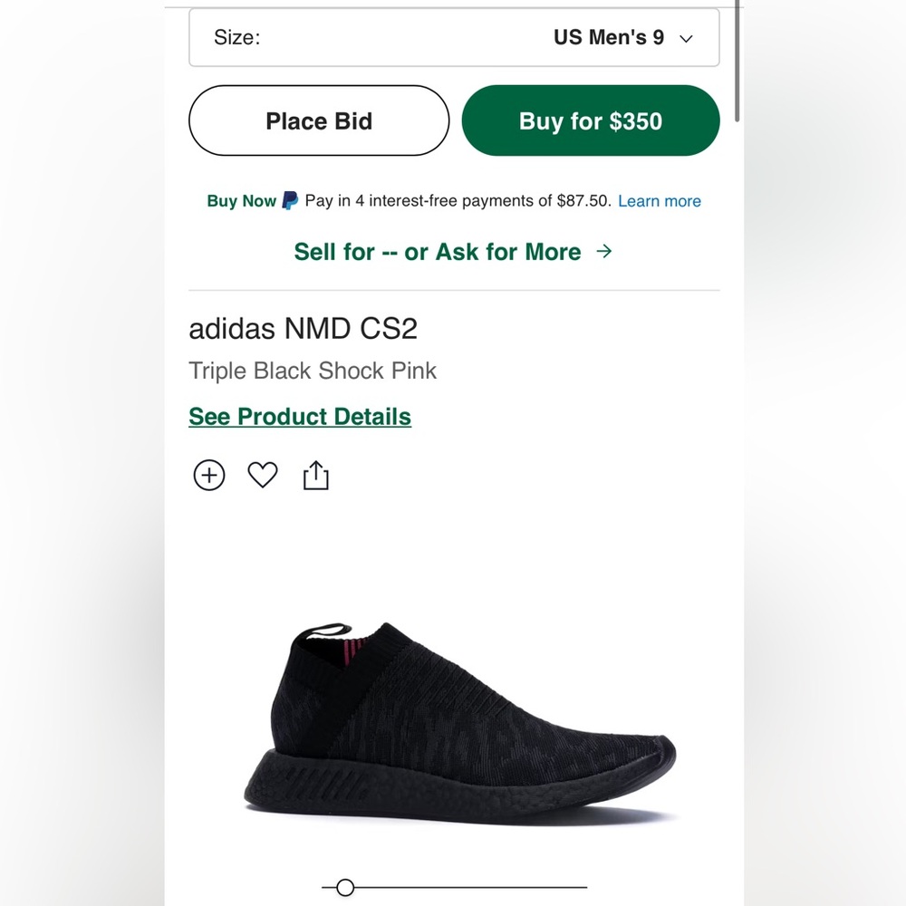 adidas nmd_cs2 pk mens shoes sz 8